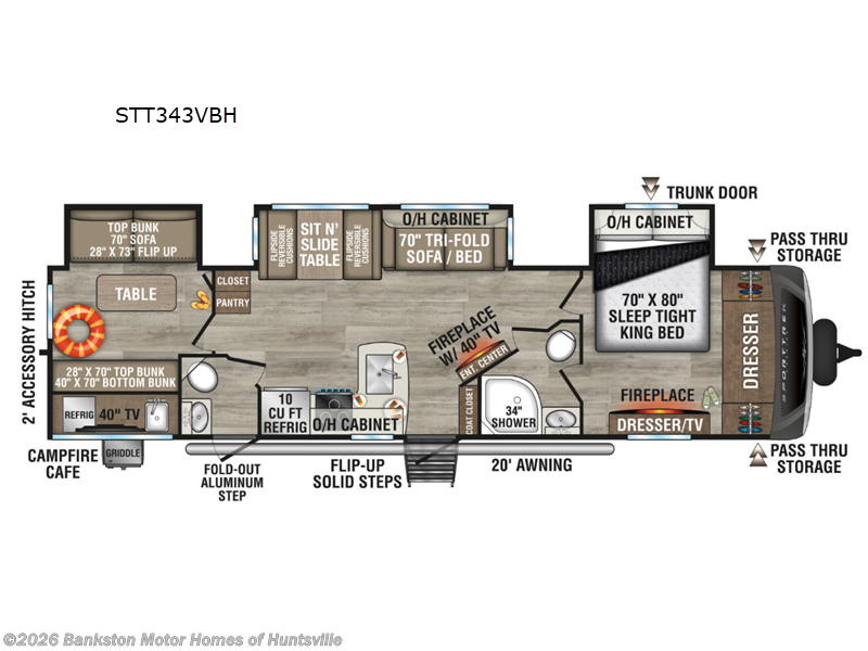 Used 2026 Venture RV SportTrek Touring Edition STT343VBH available in Huntsville, Alabama
