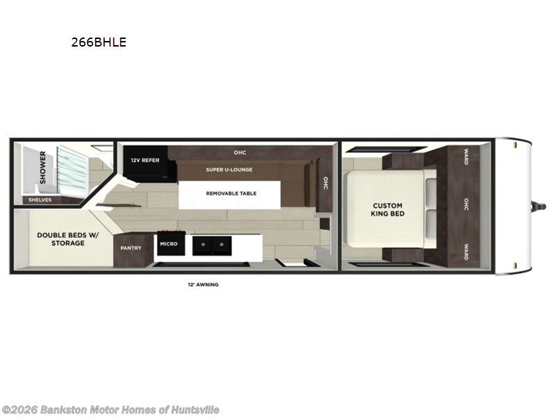 New 2026 Forest River Wildwood FSX 266BHLE available in Huntsville, Alabama