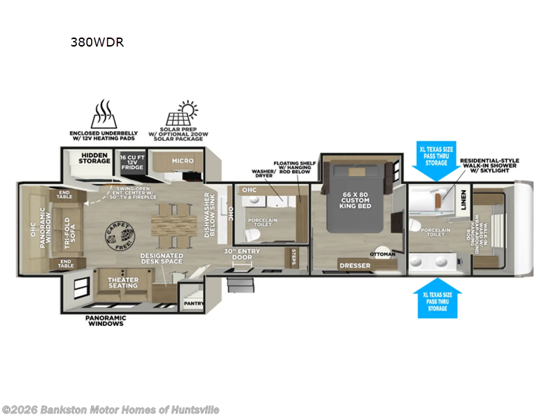New 2026 Forest River Wildwood Heritage Glen 380WDR available in Huntsville, Alabama