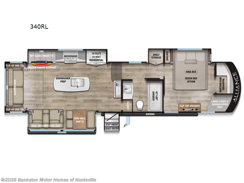 New 2026 Alliance RV Paradigm 340RL available in Huntsville, Alabama