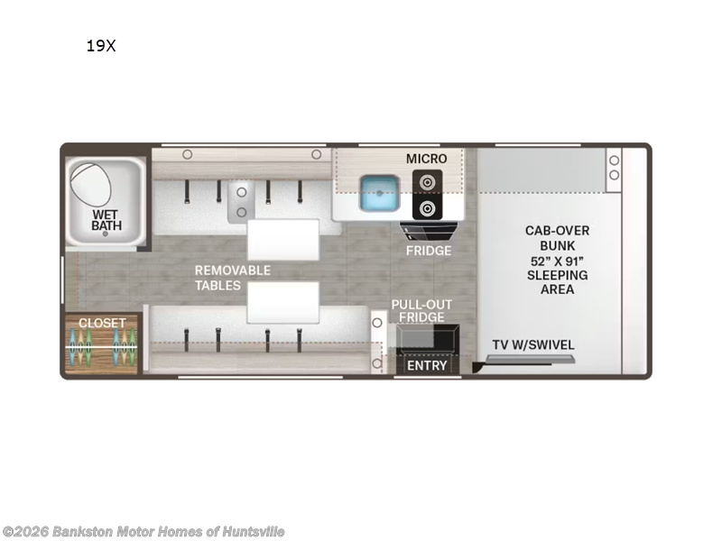 New 2027 Thor Motor Coach Chateau 19X available in Huntsville, Alabama