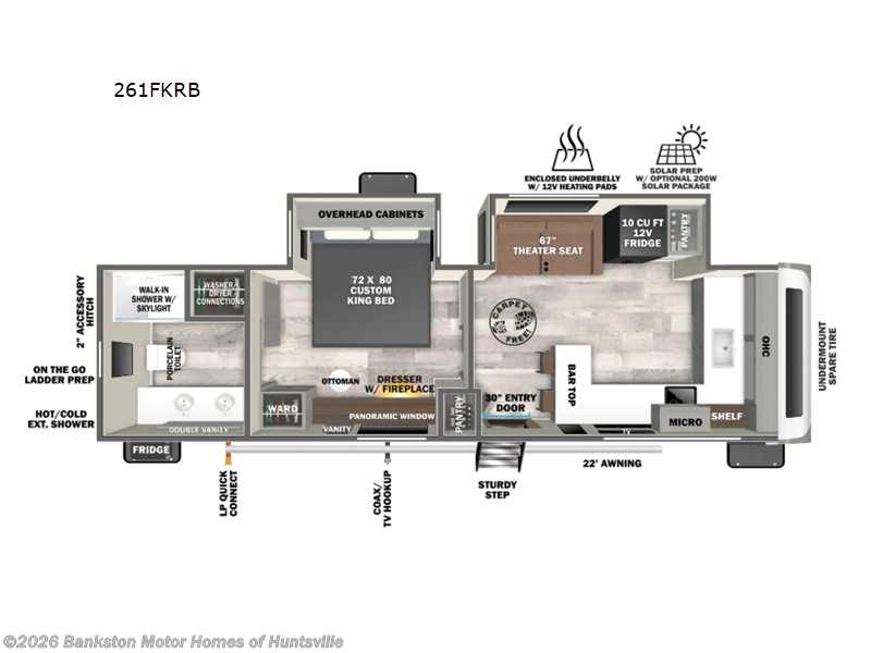 New 2026 Forest River Wildwood Heritage Glen 261FKRB available in Huntsville, Alabama