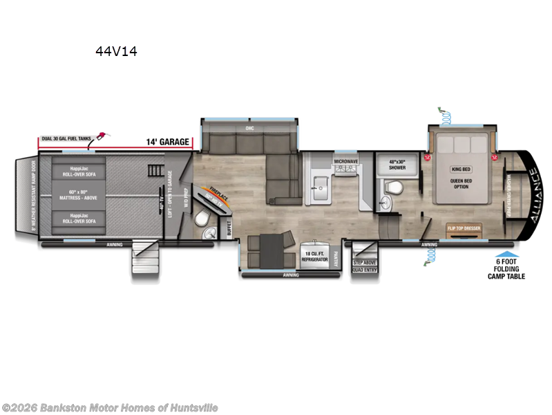 New 2027 Alliance RV Valor 44V14 available in Huntsville, Alabama