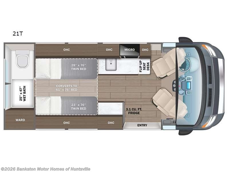 New 2027 Entegra Coach Expanse 21T available in Huntsville, Alabama