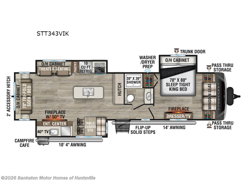 New 2027 Venture RV SportTrek Touring Edition STT343VIK available in Huntsville, Alabama