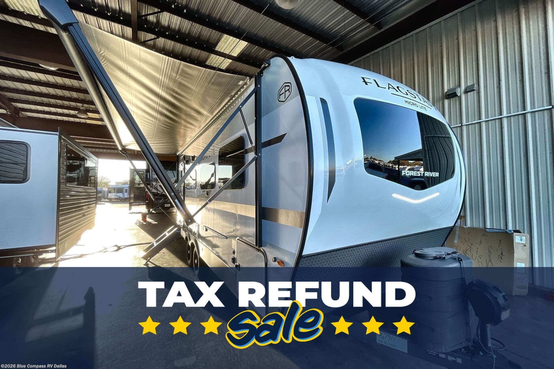 New 2026 Forest River Flagstaff Micro Lite 22FBS available in Mesquite, Texas