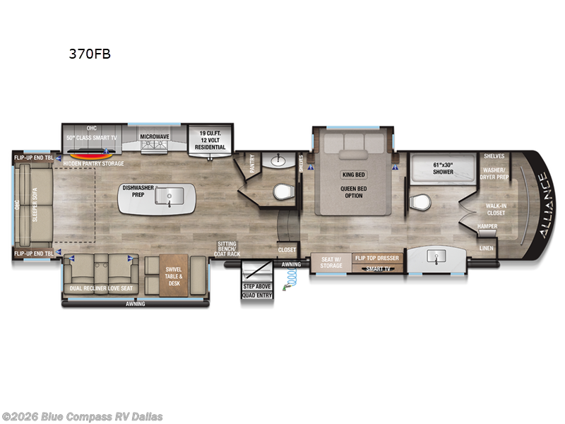 Used 2025 Alliance RV Paradigm 370FB available in Mesquite, Texas