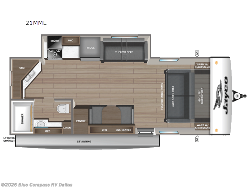 Used 2025 Jayco Jay Feather 21MML available in Mesquite, Texas