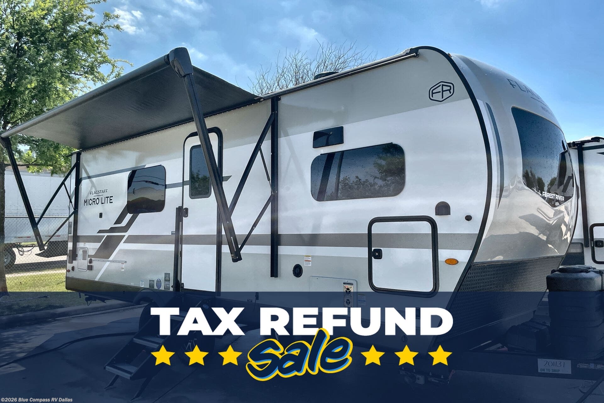 New 2026 Forest River Flagstaff Micro Lite 25MBR available in Mesquite, Texas