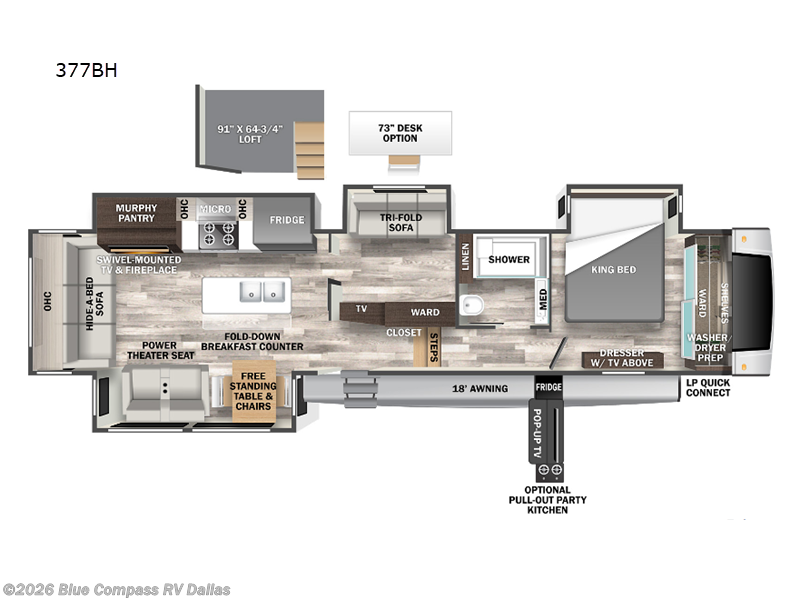 Used 2023 Forest River Cedar Creek 377BH available in Mesquite, Texas