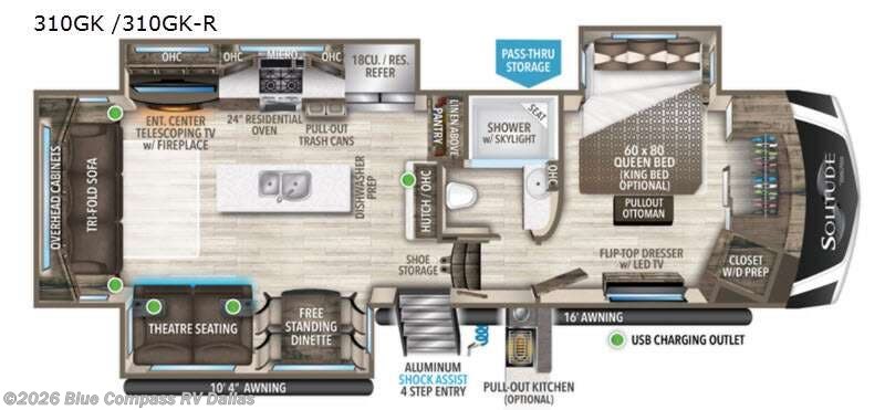 Used 2021  Grand Design Solitude 310GK R by Grand Design from Blue Compass RV Dallas in Mesquite, TX