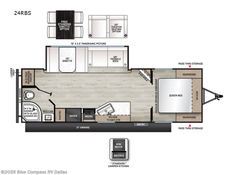 New 2027 Forest River Aurora 24RBS available in Mesquite, Texas