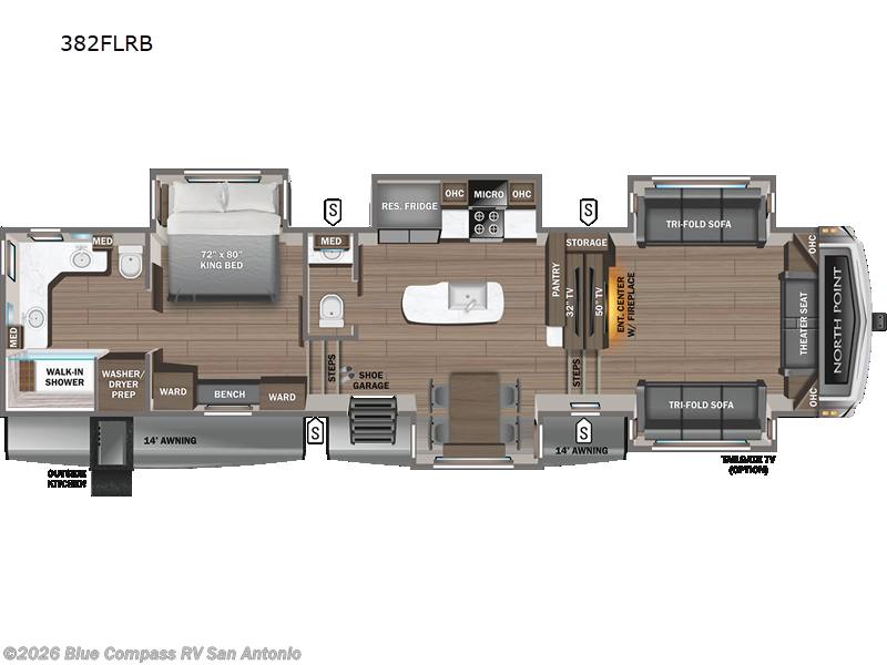 Used 2023 Jayco North Point 382FLRB available in San Antonio, Texas