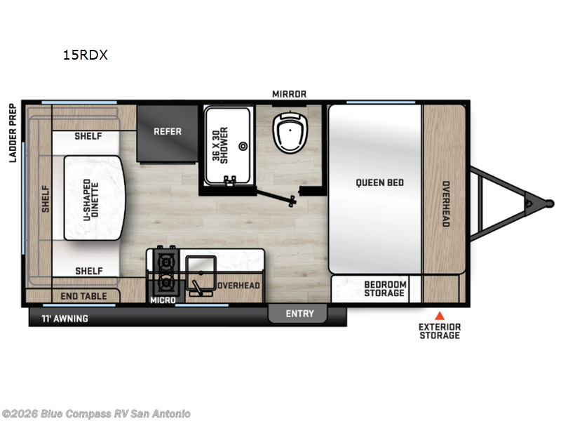 New 2027 Forest River Aurora Light 15RDX available in San Antonio, Texas