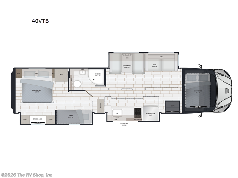 New 2027 Renegade RV Verona 40VTB available in Baton Rouge, Louisiana