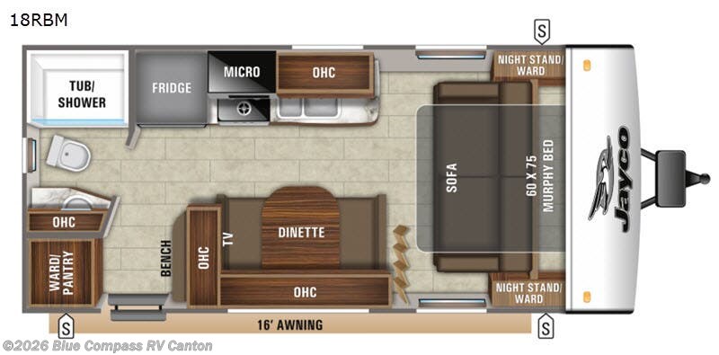 Used 2020 Jayco Jay Feather 18RBM available in Wills Point, Texas