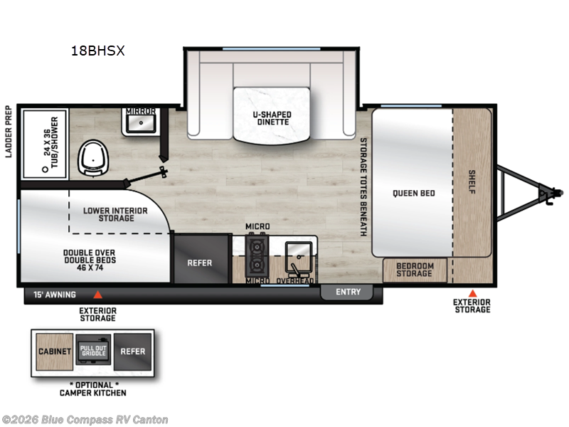 New 2027 Forest River Aurora Light 18BHSX available in Wills Point, Texas