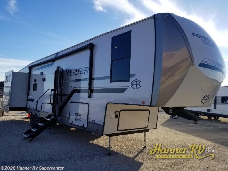 New 2026 Forest River Wildwood Heritage Glen 356QB available in Baird, Texas