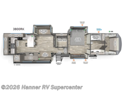 New 2026 Forest River Sandpiper 3800RK available in Baird, Texas