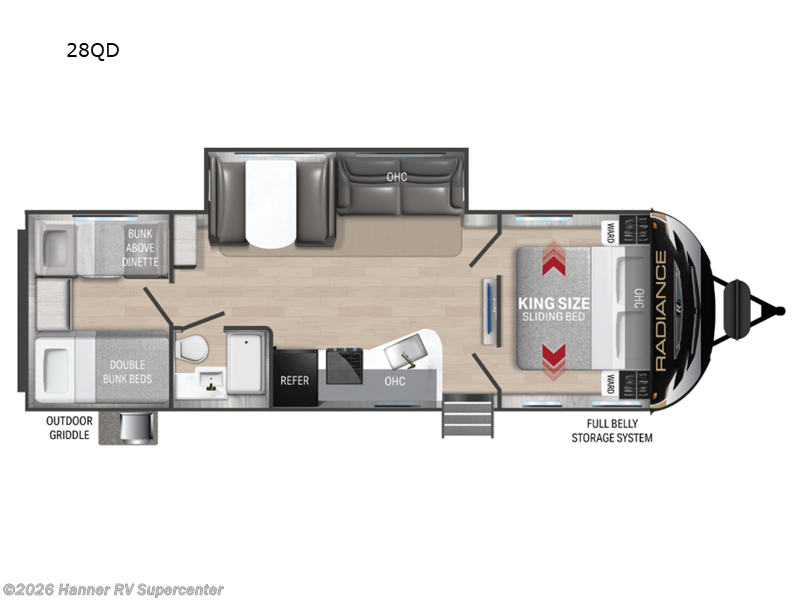 Used 2023 Cruiser RV Radiance Ultra Lite 28QD available in Baird, Texas