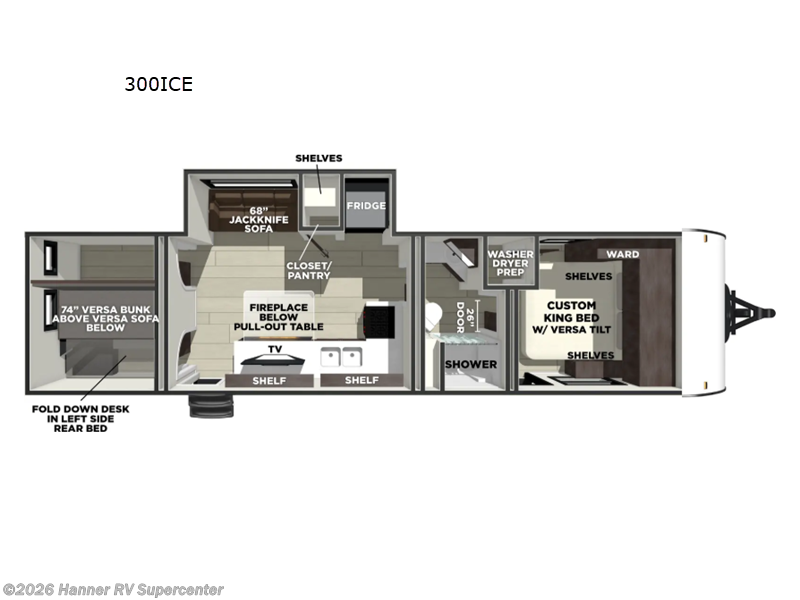 New 2026 Forest River Wildwood 300ICE available in Baird, Texas