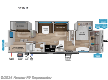 Used 2026 Grand Design Transcend 335BHT available in Baird, Texas
