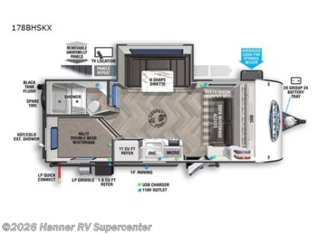 Used 2022 Forest River Salem FSX 178BHSKX available in Baird, Texas