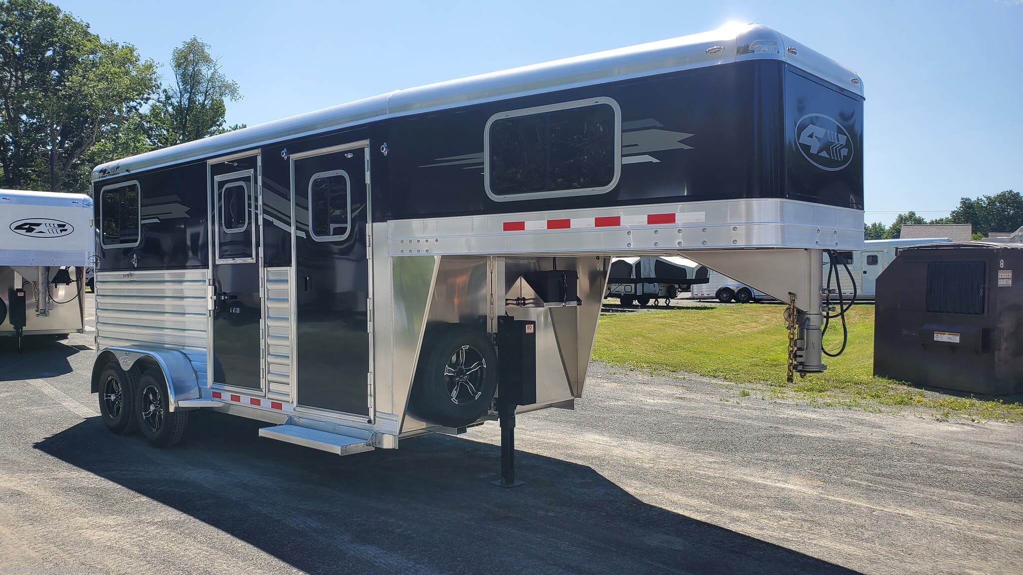 New 2027 4-Star Trailers  2-Horse Straight-Load Gooseneck with Dressing Room available in Whately, Massachusetts