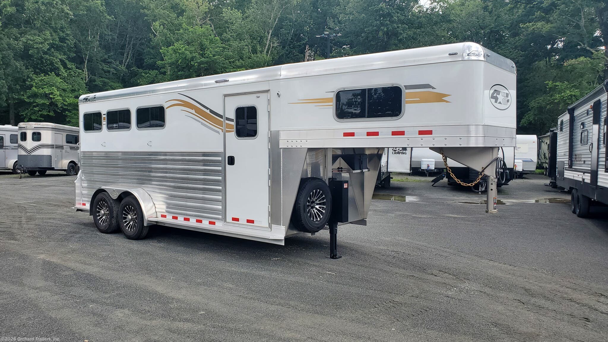 New 2027 4-Star Trailers  3-Horse Slant-Load Gooseneck available in Whately, Massachusetts