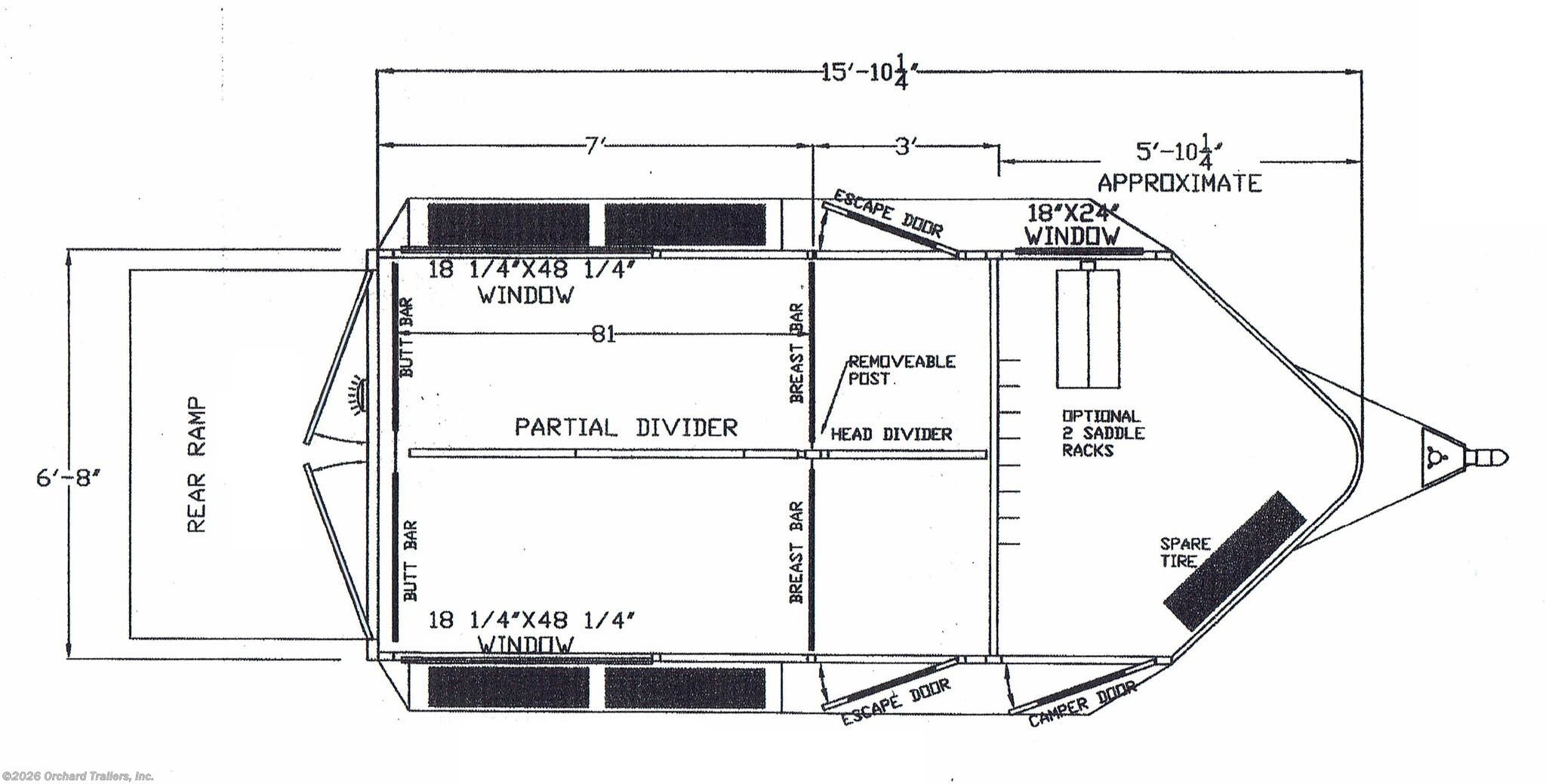 New 2026 Adam Trailers  Ju-Lite w/ Dressing Room available in Whately, Massachusetts