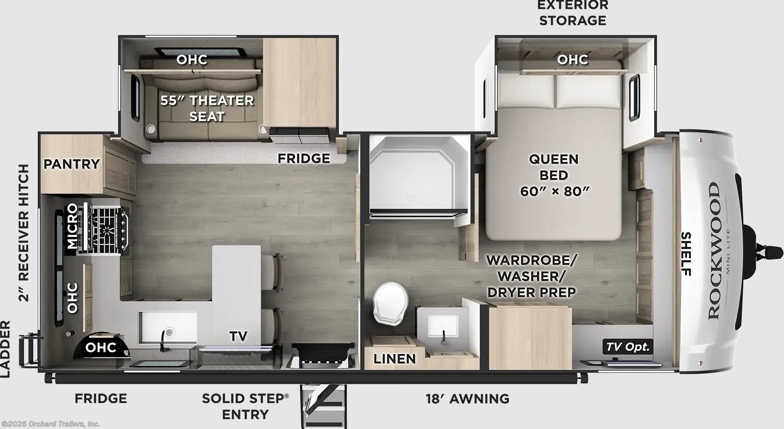 New 2027 Forest River Rockwood Mini Lite 2526BS available in Whately, Massachusetts