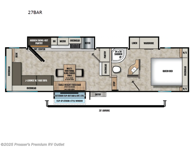 New 2026 Coachmen Chaparral Lite 27BAR available in Sturtevant, Wisconsin