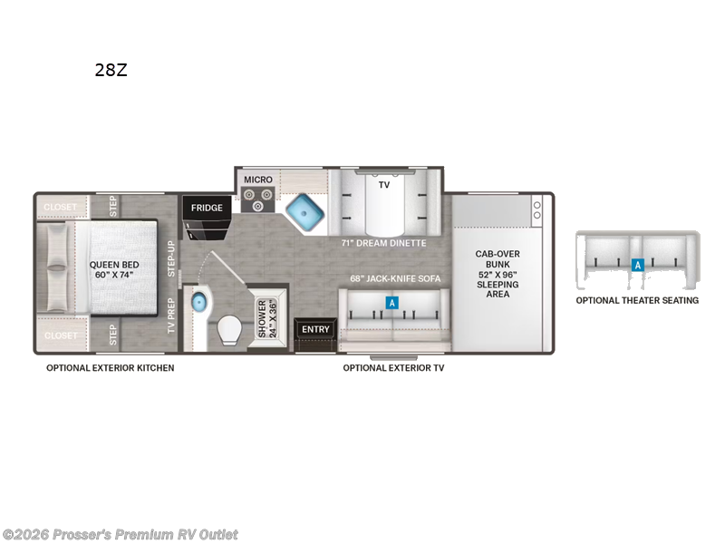 New 2026 Thor Motor Coach Four Winds 28Z available in Sturtevant, Wisconsin