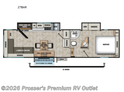 New 2026 Coachmen Chaparral 27BAR available in Sturtevant, Wisconsin