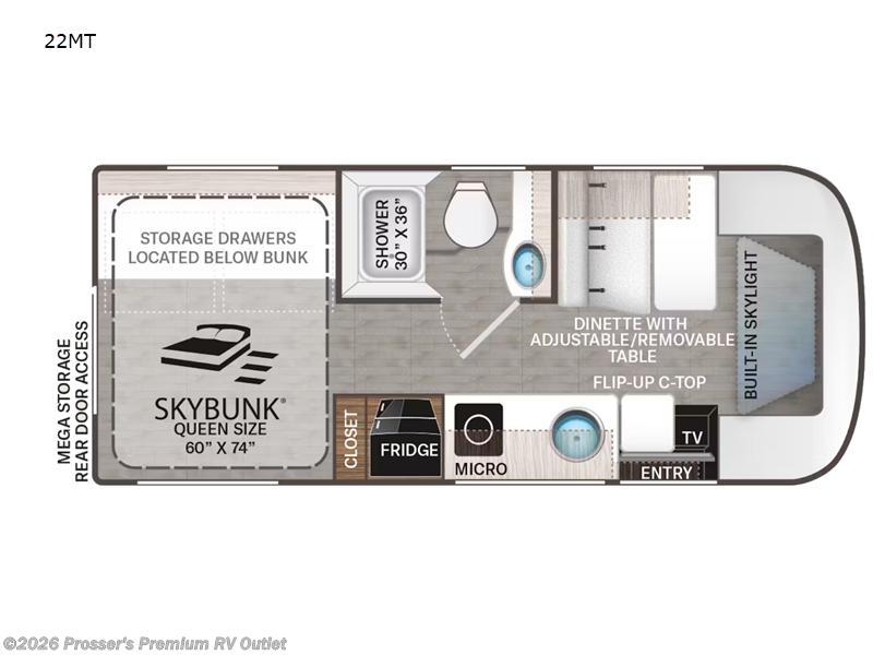 New 2026 Thor Motor Coach Gemini 22MT available in Sturtevant, Wisconsin