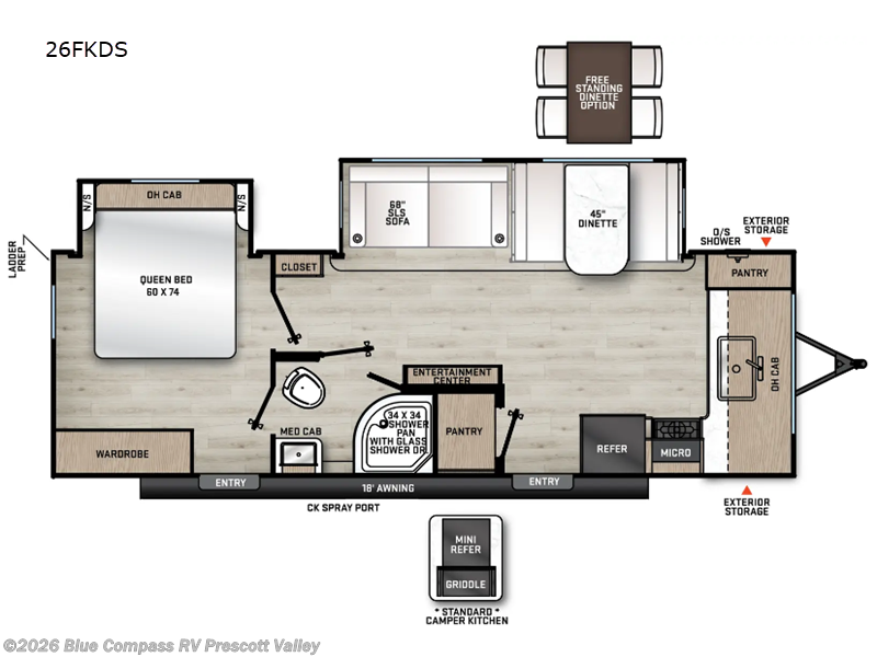 New 2025 Forest River Aurora 26FKDS available in Prescott Valley, Arizona