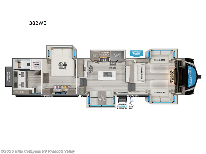 New 2025 Grand Design Solitude 382WB available in Prescott Valley, Arizona