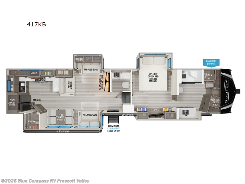 New 2025 Grand Design Solitude 417KB available in Prescott Valley, Arizona