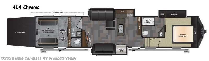 Used 2017 Keystone Fuzion 414 Chrome available in Prescott Valley, Arizona