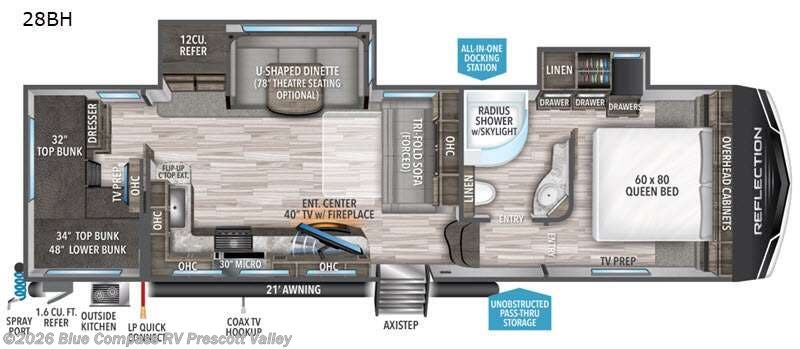 Used 2021 Grand Design Reflection 28BH available in Prescott Valley, Arizona