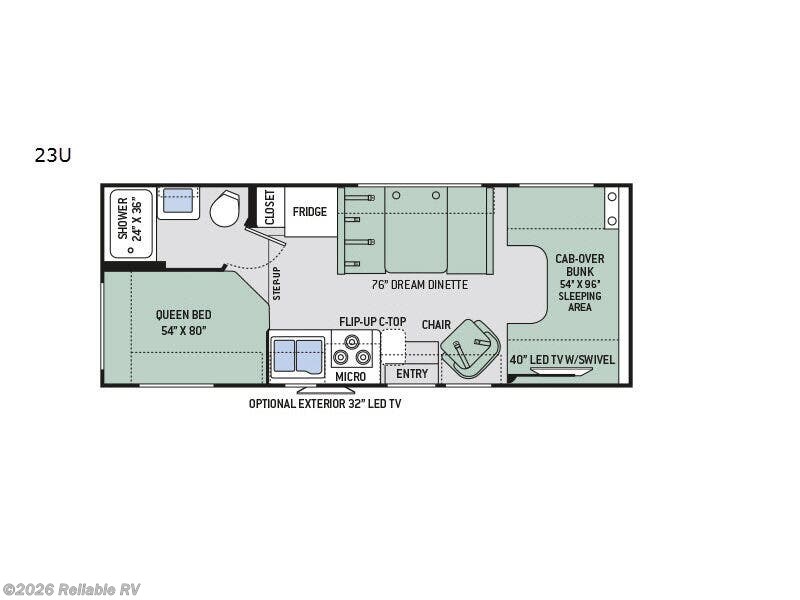 Used 2017 Thor Motor Coach Four Winds 23U available in Springfield, Missouri