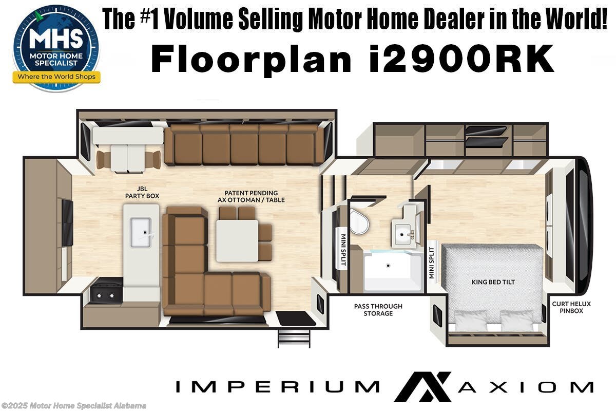 New 2026 Axiom Imperium I2900RK available in Montgomery, Alabama
