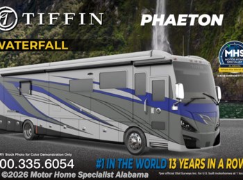 New 2027 Tiffin Phaeton 40RTH available in Montgomery, Alabama