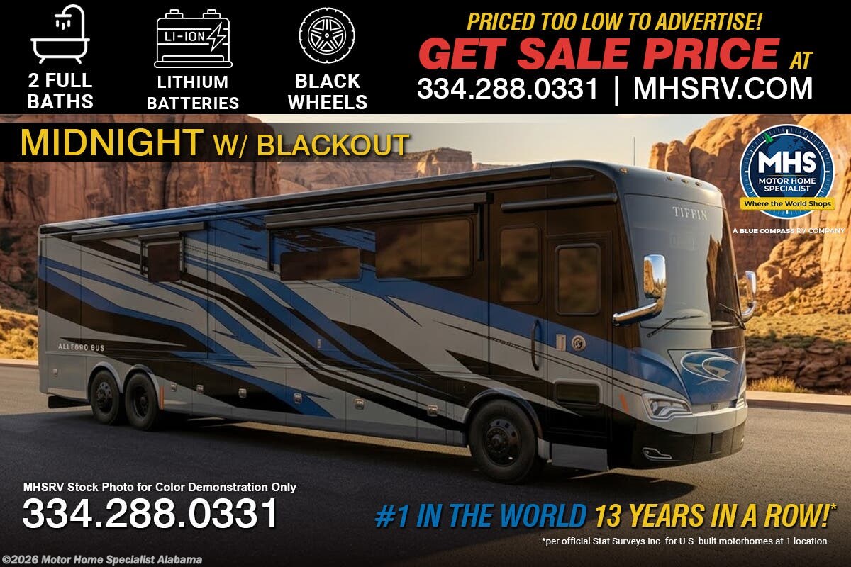 New 2027 Tiffin Allegro Bus 45 BP available in Montgomery, Alabama