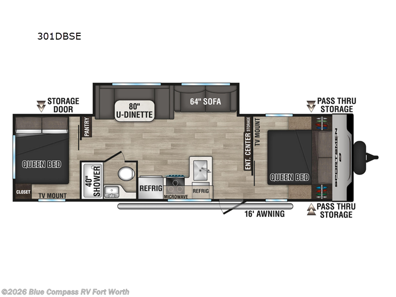 Used 2024 K-Z Sportsmen SE 301DBSE available in Fort Worth, Texas