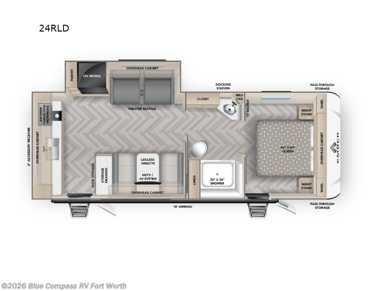 Used 2025 Ember RV E-Series 24RLD available in Fort Worth, Texas