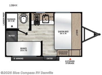 New 2026 Forest River Aurora Light 13BHX available in Ringgold, Virginia