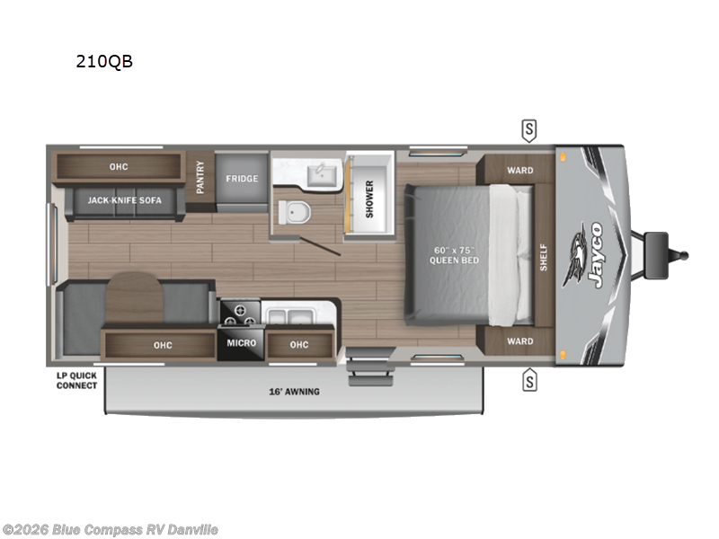 New 2026 Jayco Jay Flight SLX 210QB available in Ringgold, Virginia