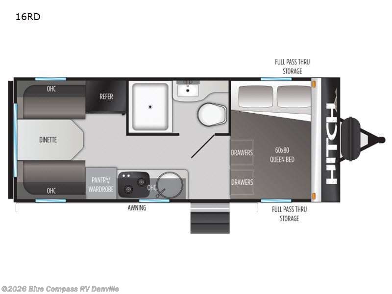 Used 2021 Cruiser RV Hitch 16RD available in Ringgold, Virginia