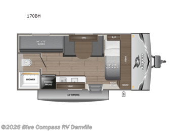 New 2027 Jayco Jay Flight SLX 170BH available in Ringgold, Virginia